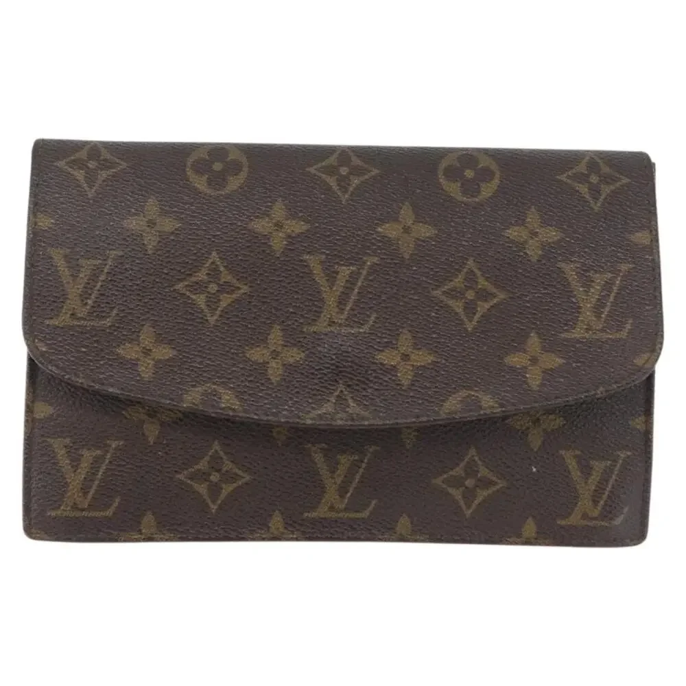 Louis Vuitton Monogram Pochette Rabat 20 Clutch Bag Brown